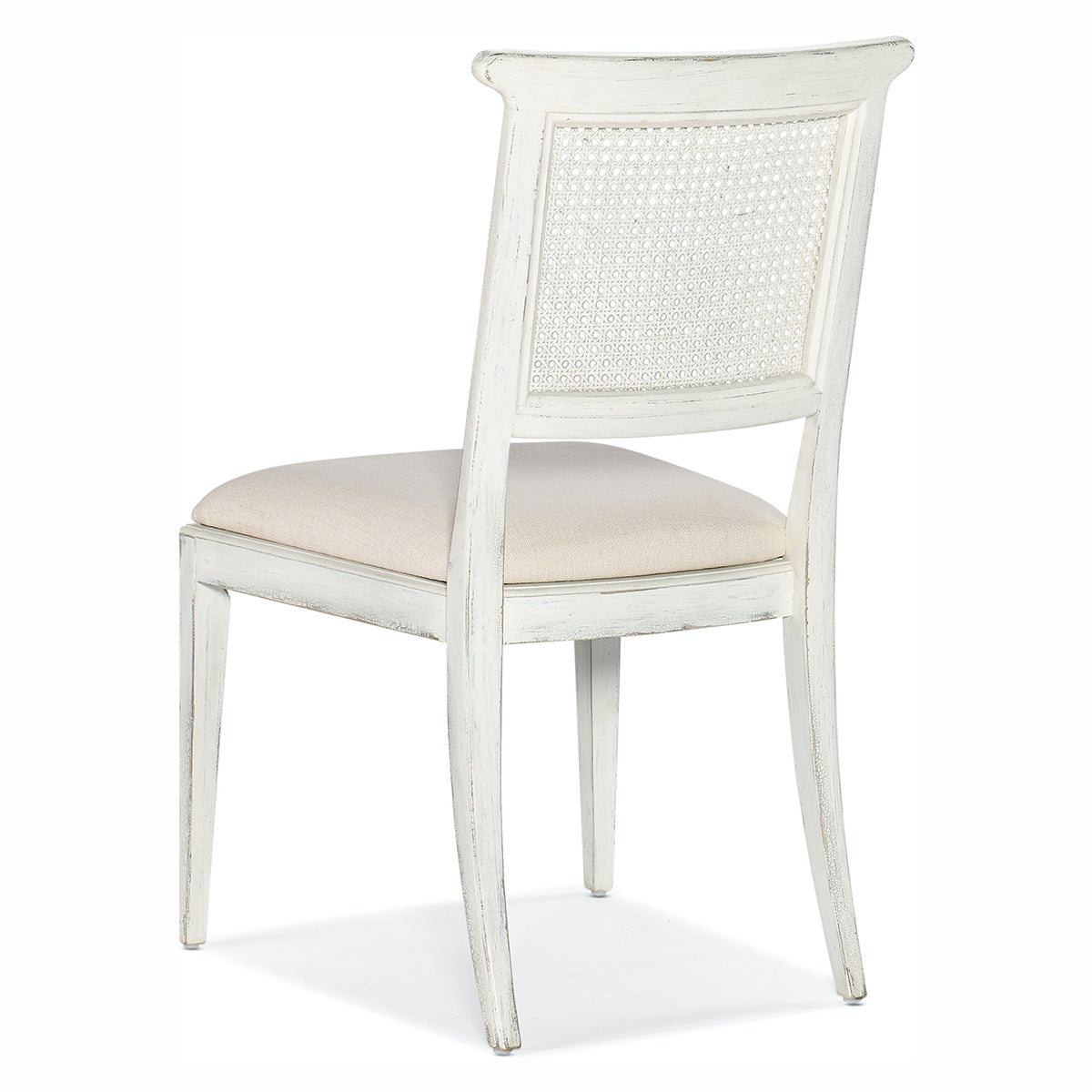 CHARLESTON WHITE CANE BACK CHAIR