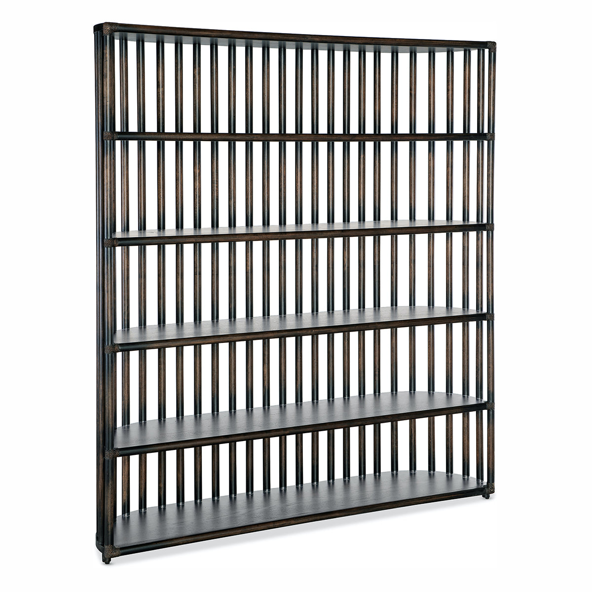 RETREAT BLACK SLAT BOOKCASE