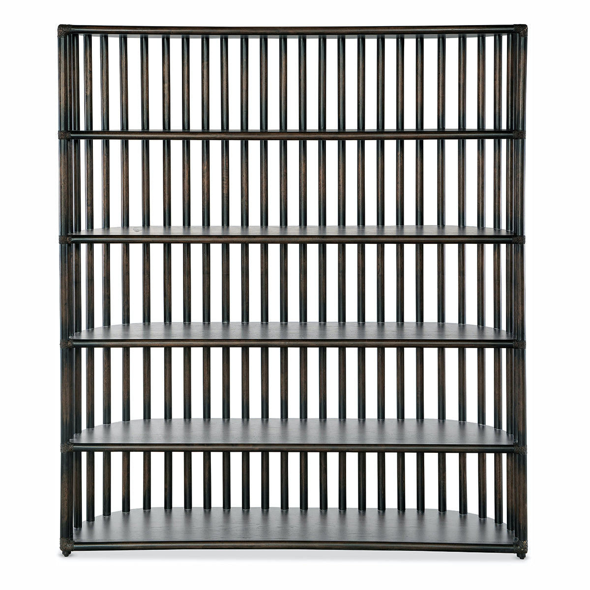 RETREAT BLACK SLAT BOOKCASE