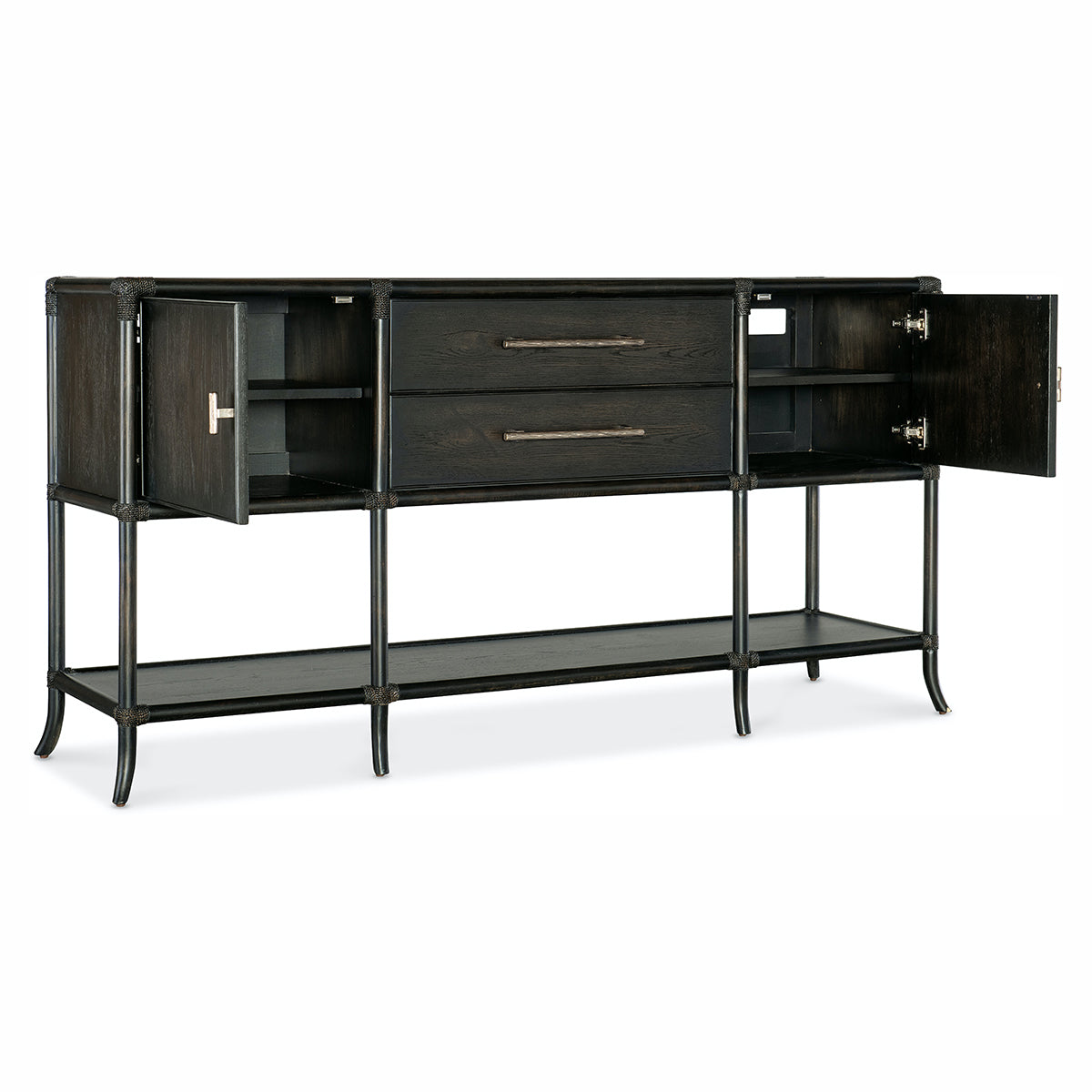 RETREAT BLACK RATTAN SIDEBOARD