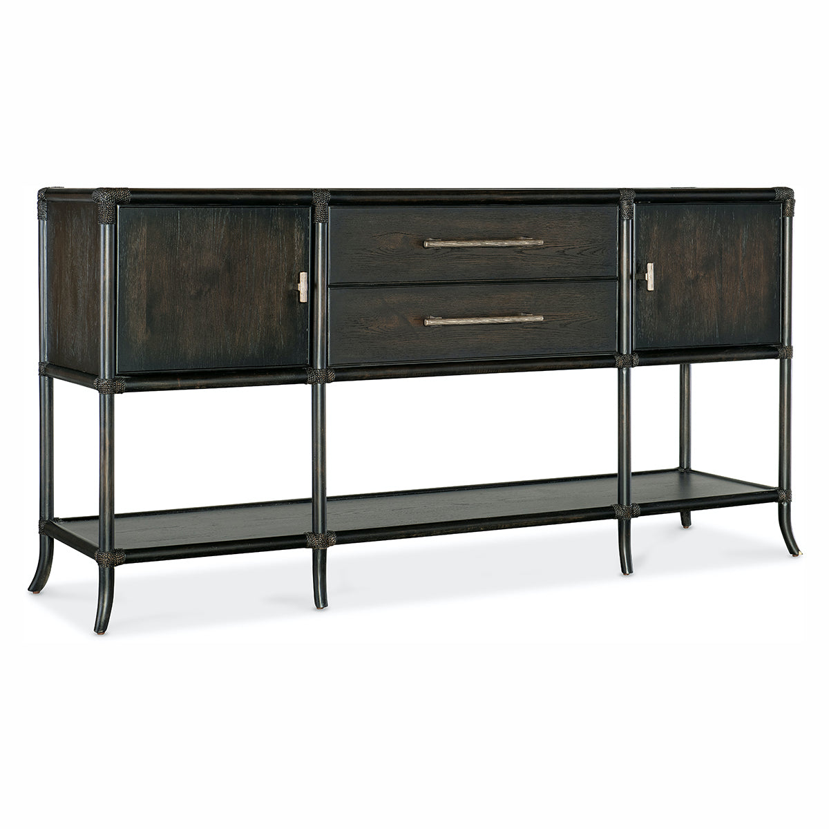 RETREAT BLACK RATTAN SIDEBOARD