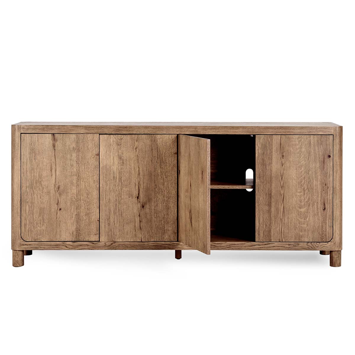 ORLANDO BROWN 4 DOOR SIDEBOARD
