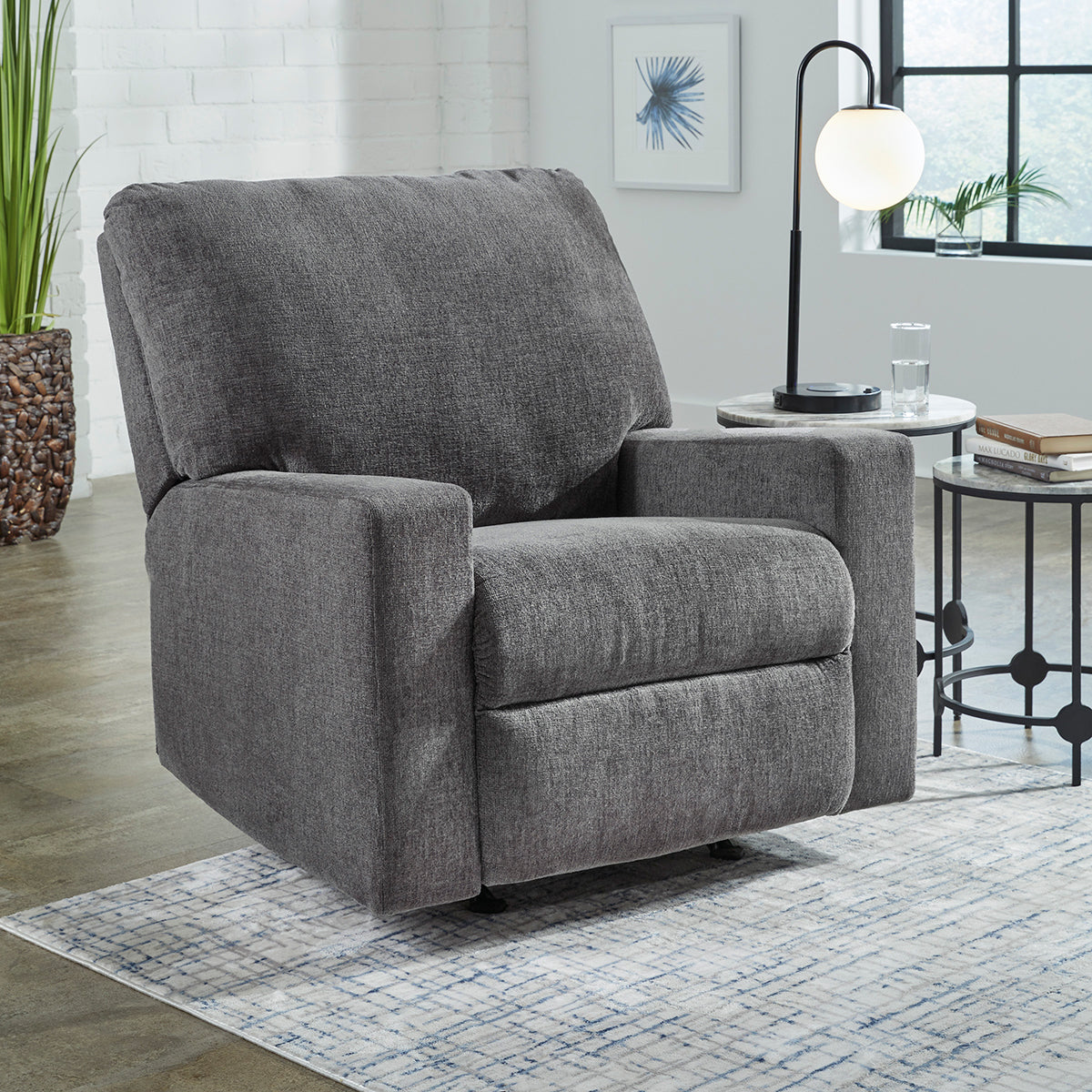 RANIER GREY RECLINER