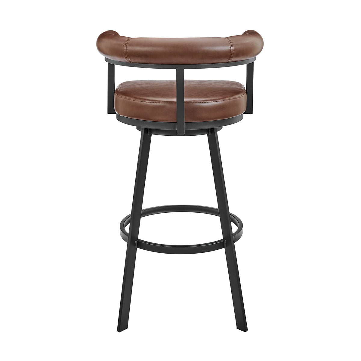 MAGNOLIA BLACK AND COFFEE 26" COUNTER STOOL