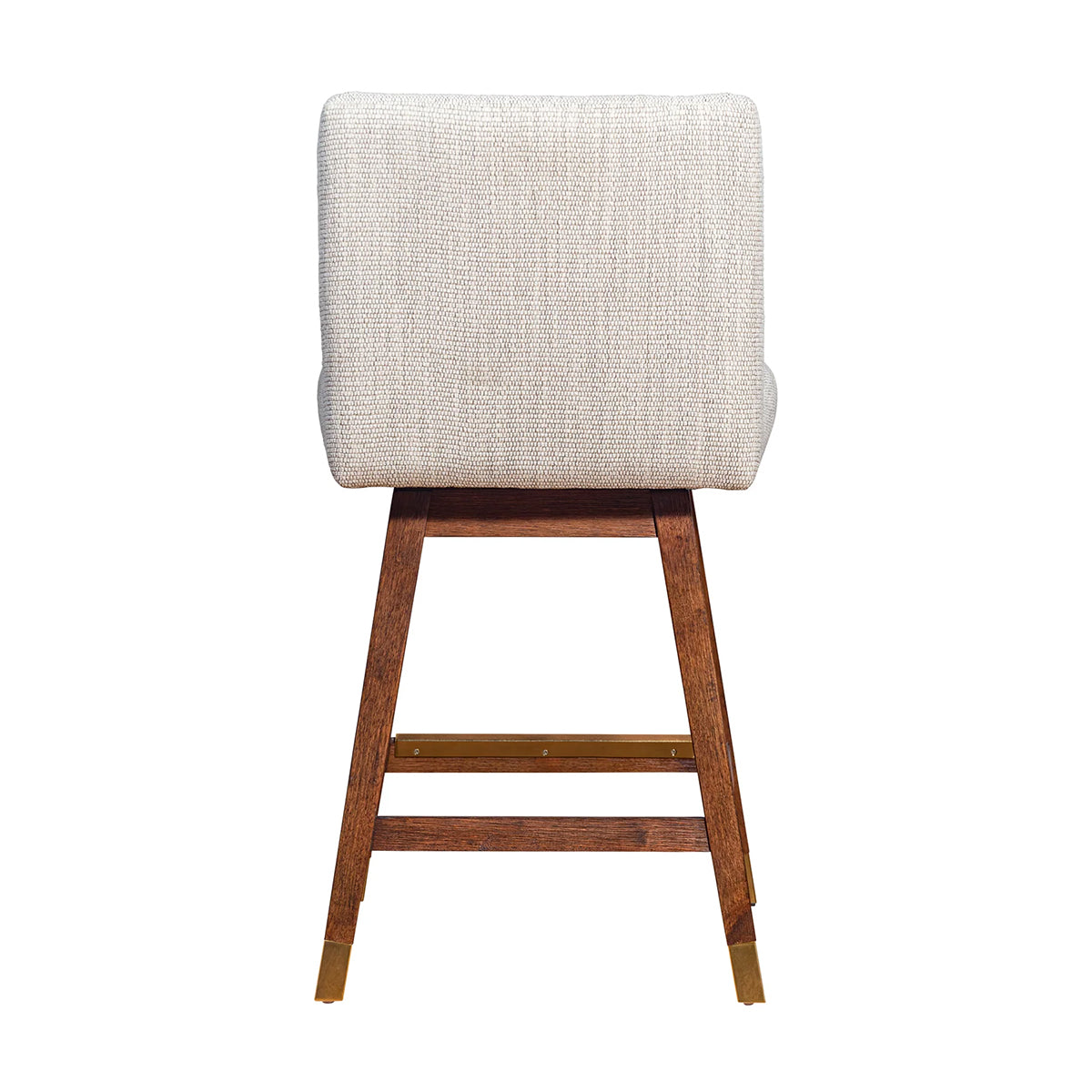 ISABELLA BROWN OAK AND BEIGE 30" BARSTOOL