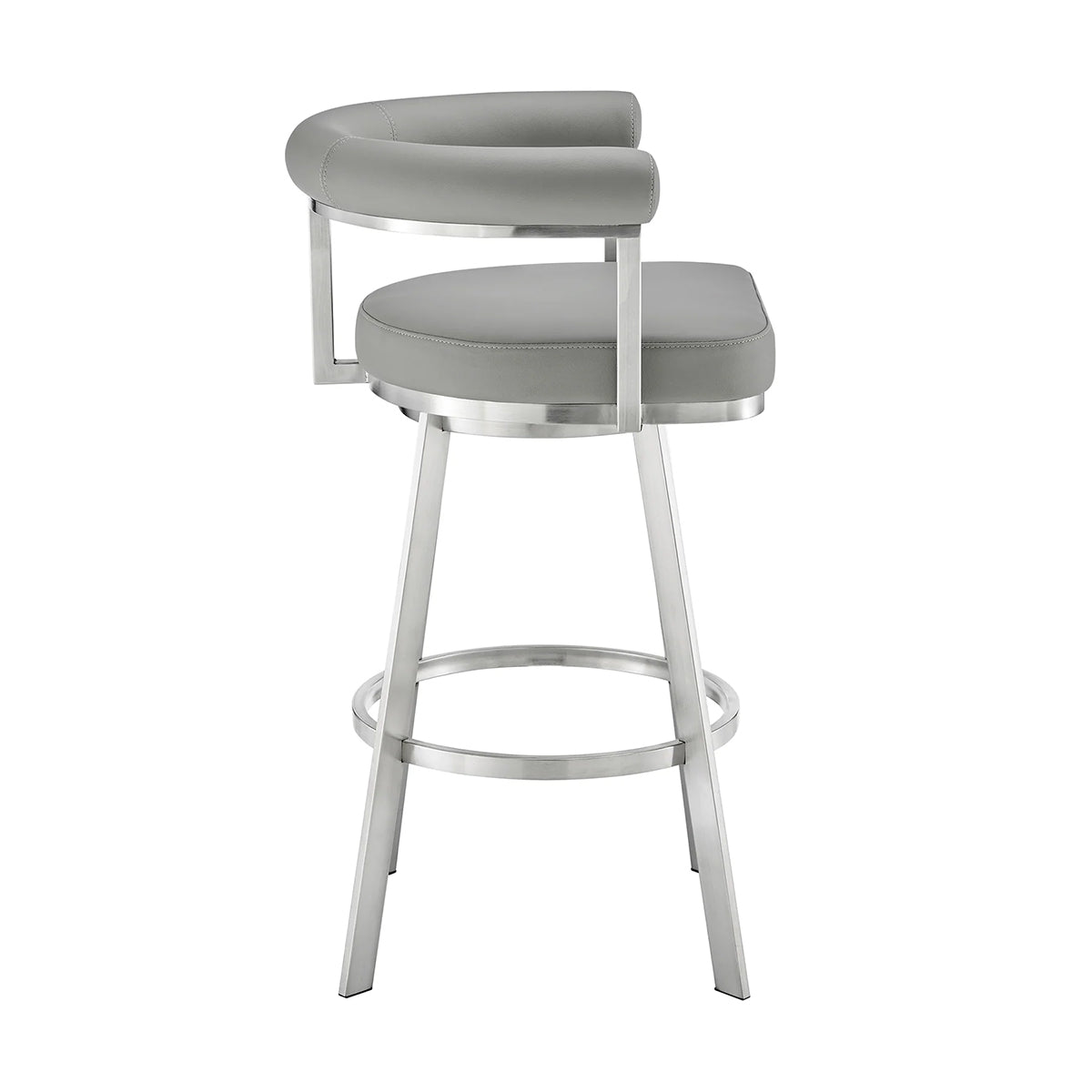 MAGNOLIA STEEL AND GREY 26" COUNTER STOOL
