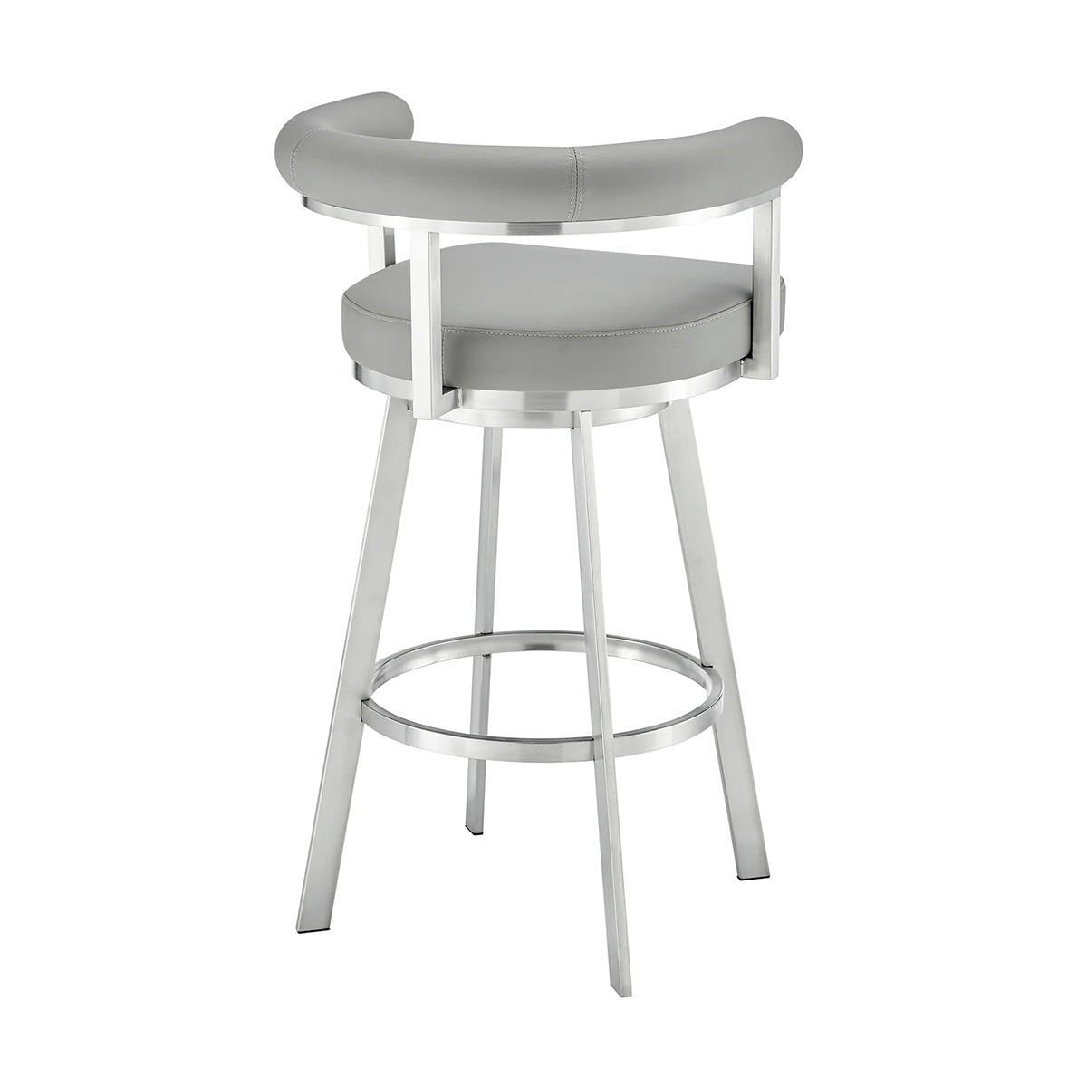MAGNOLIA STEEL AND GREY 26" COUNTER STOOL