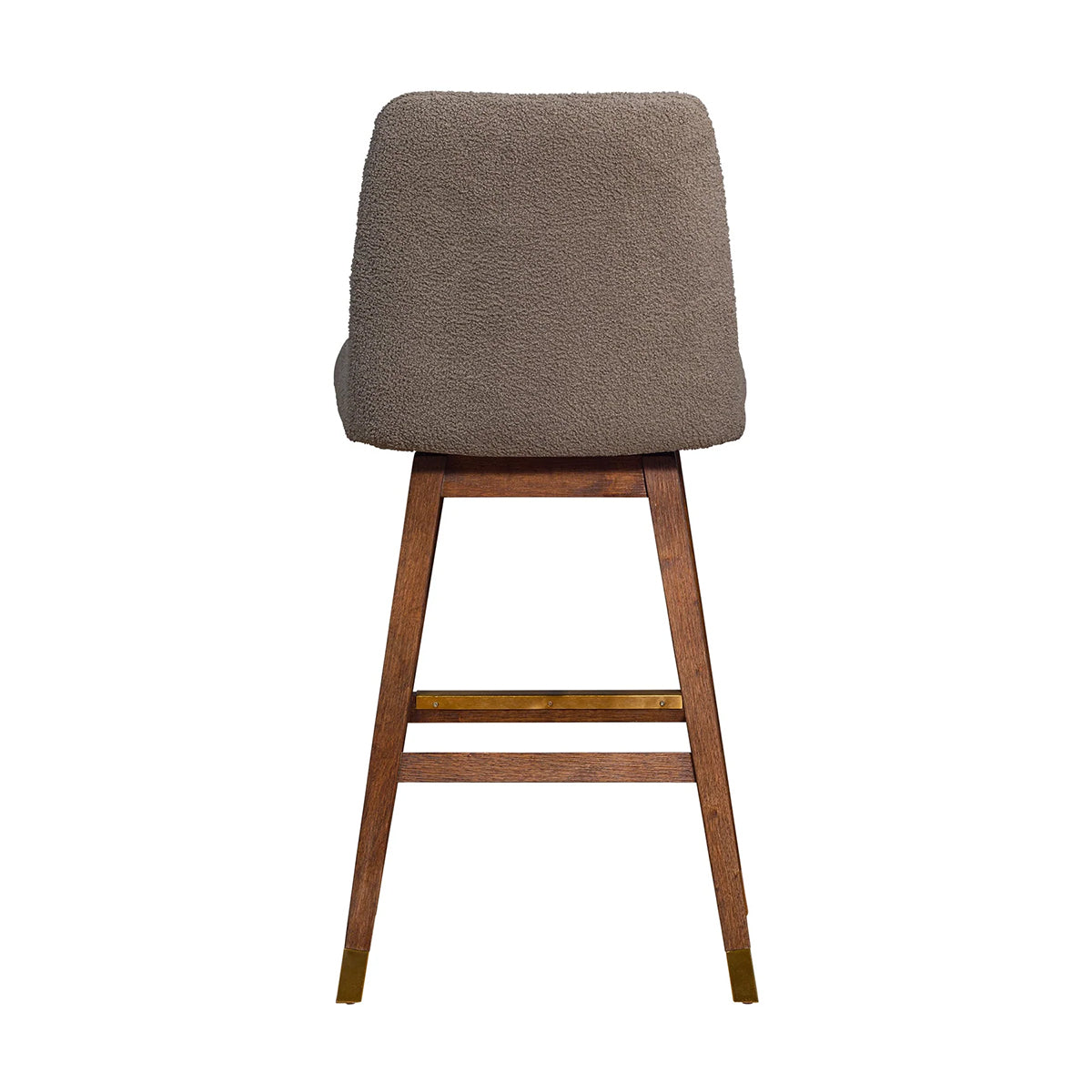 AMELIA BROWN AND TAUPE 30" BARSTOOL
