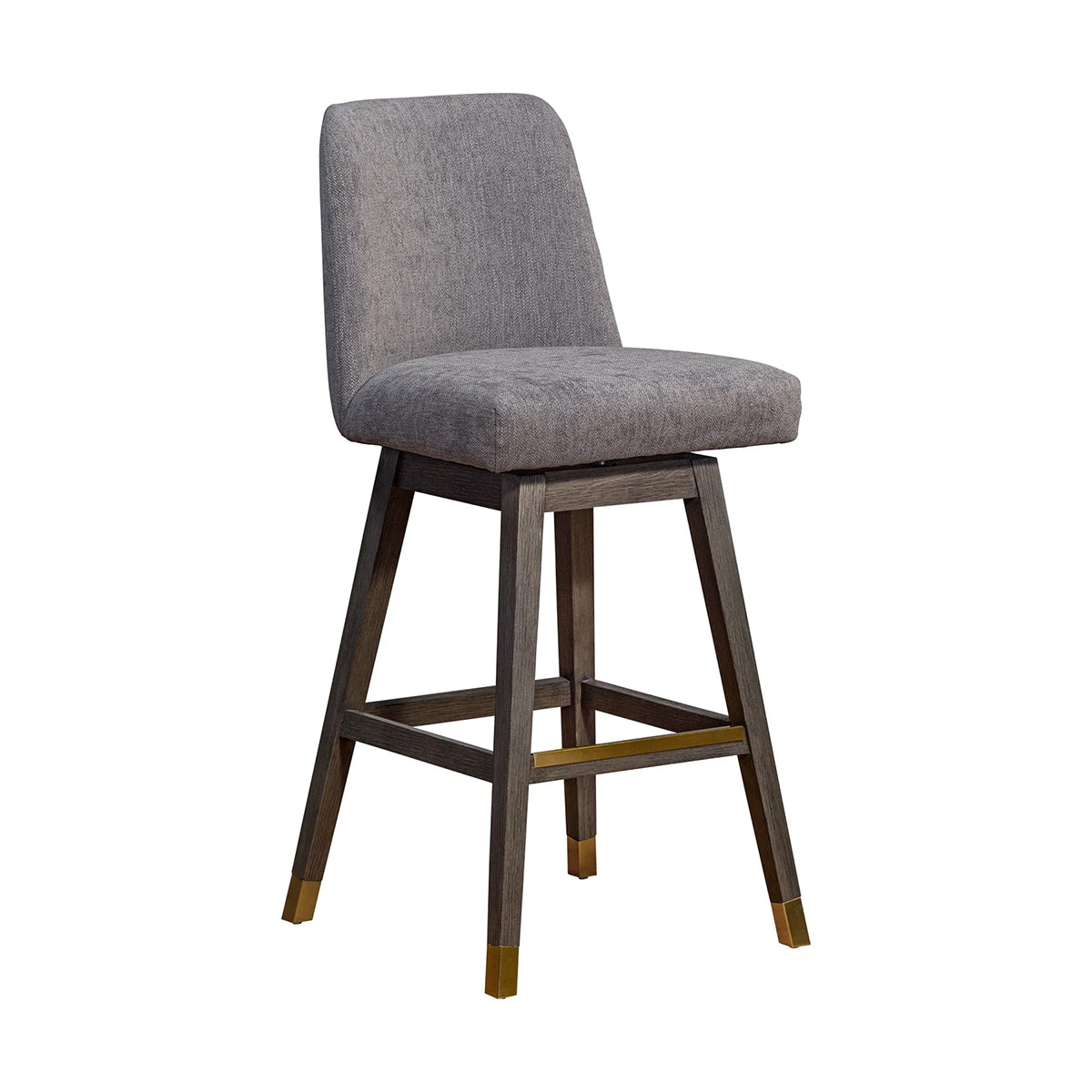 AMELIA GREY OAK AND MOCHA 26" COUNTER STOOL