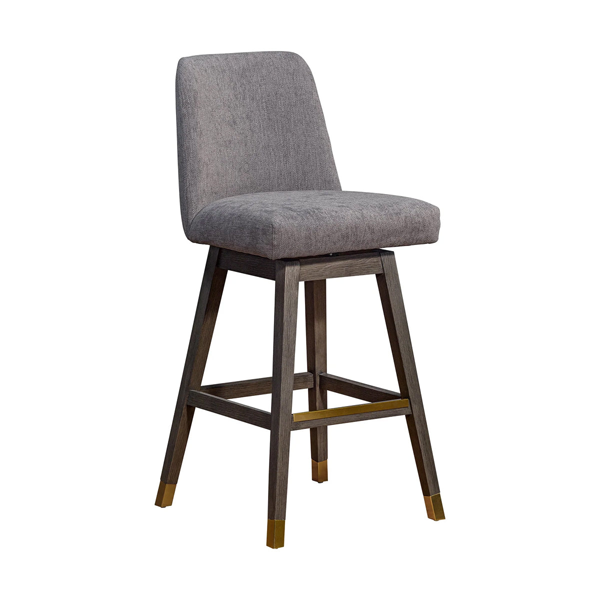AMELIA GREY OAK AND MOCHA 30" BARSTOOL