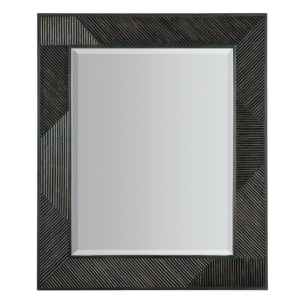 Retreat Black Landscape Mirror