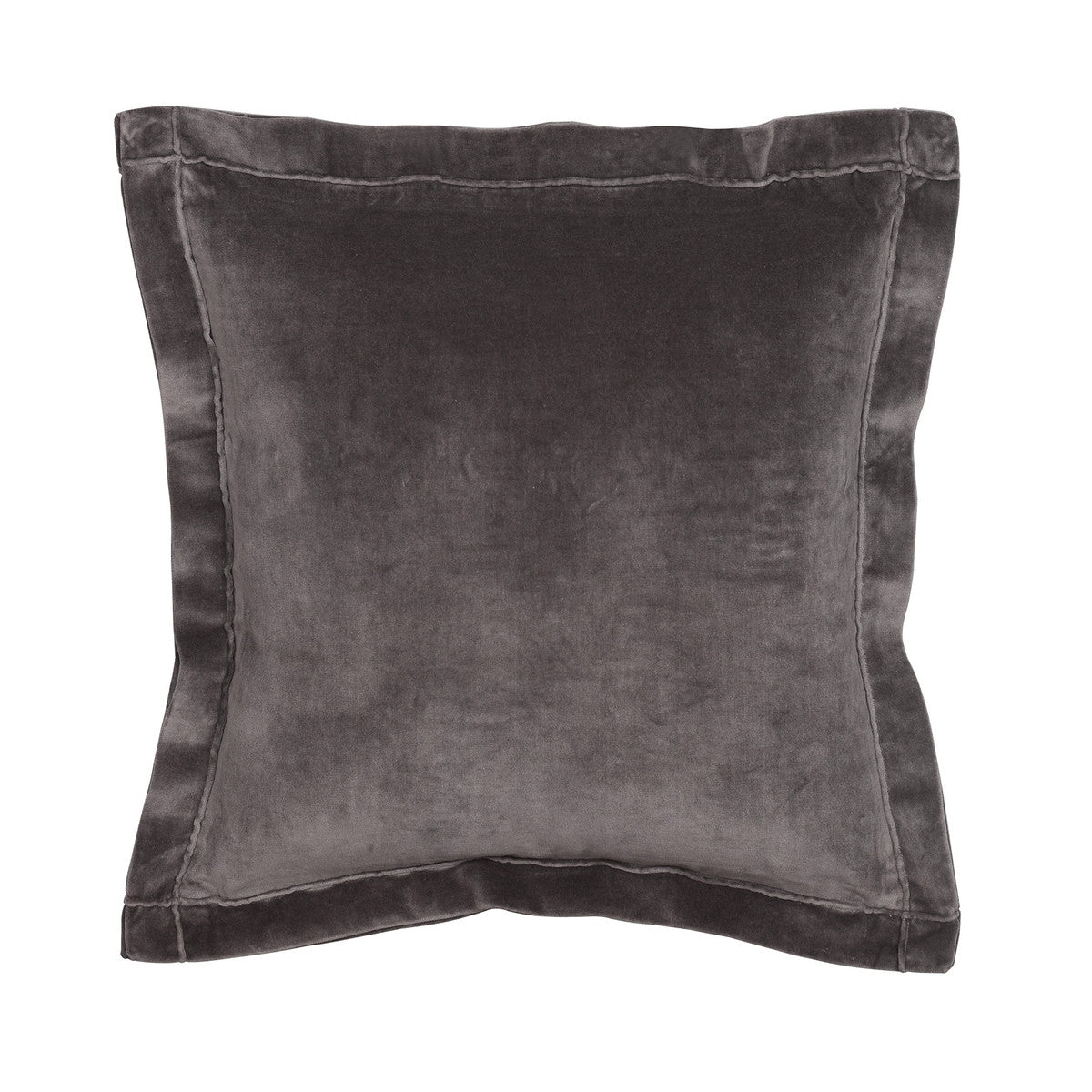 Vivian 20" Grey Velvet Pillow