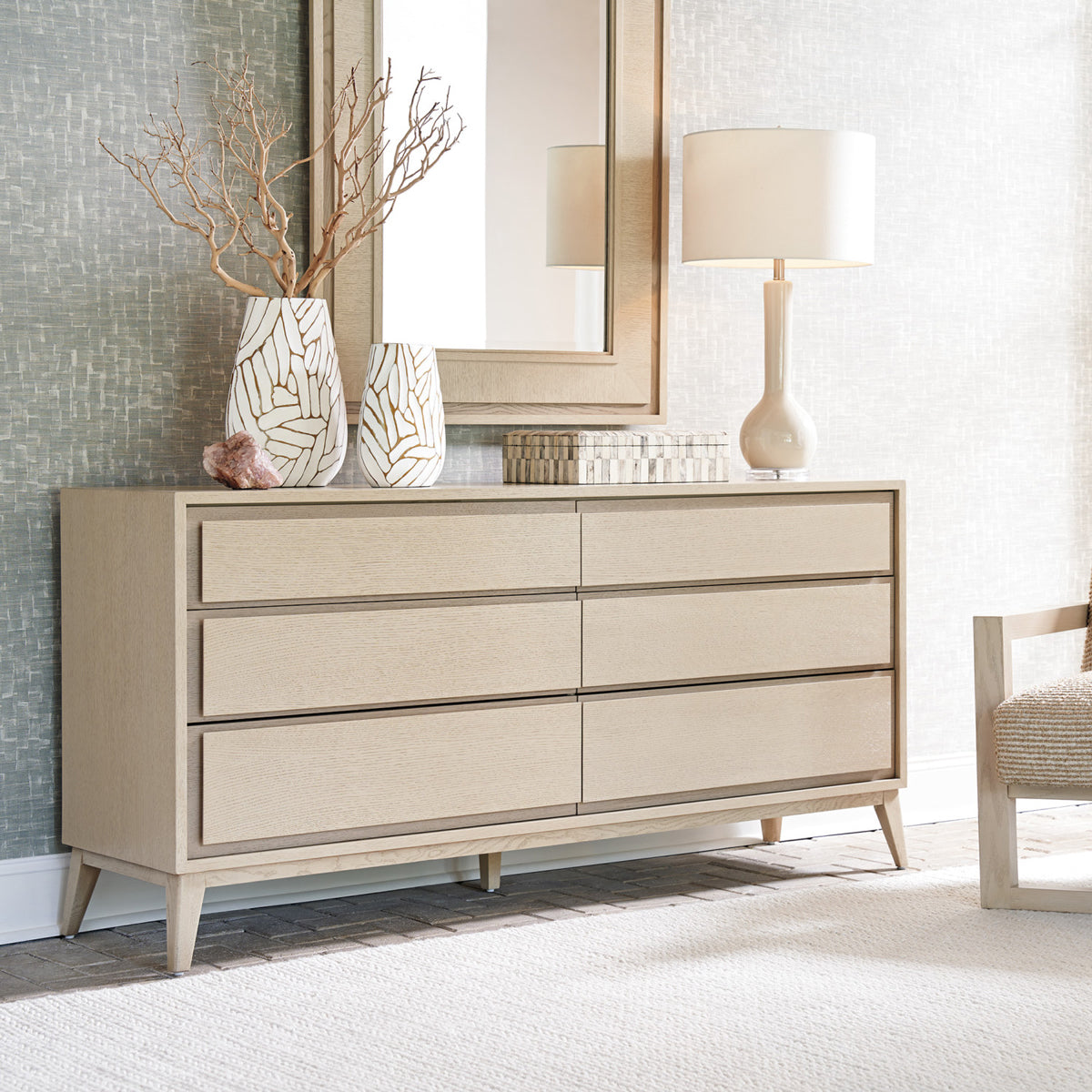 LATHAM DOUBLE DRESSER