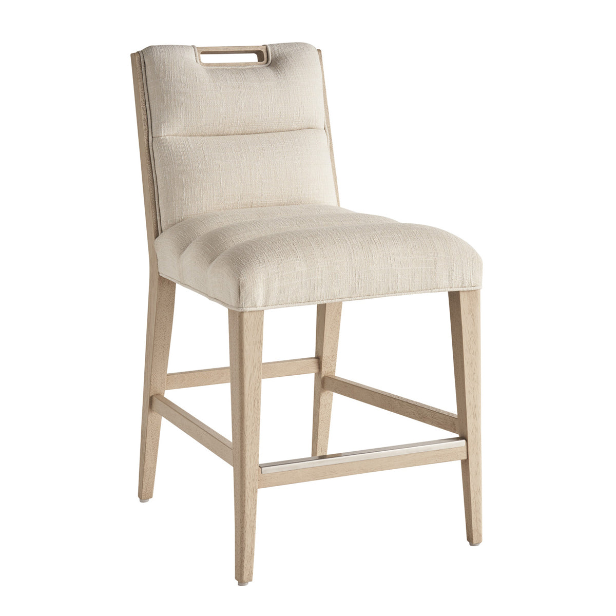 GREER  CHANNELED UPHOLSTERED COUNTER STOOL