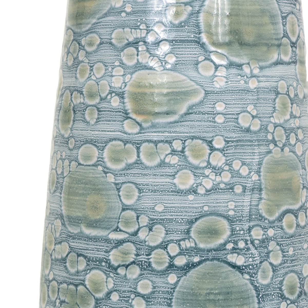 Exuma Blue And Gray Ceramic Vase