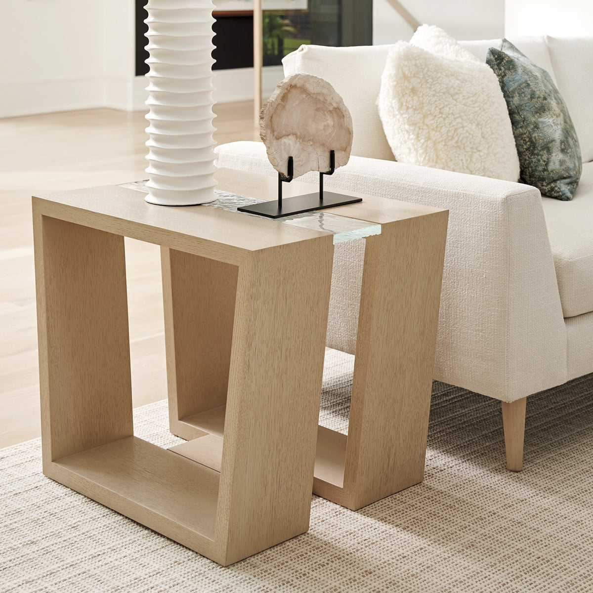 FISCHER RECTANGLE LAMP TABLE