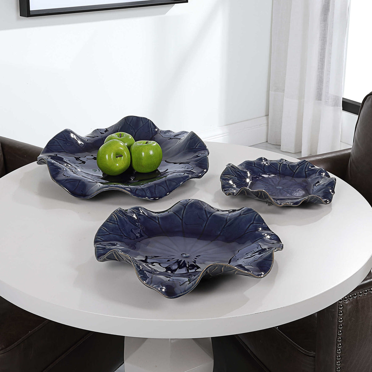 ABELLA COBALT SET OF 3 WALL DECOR