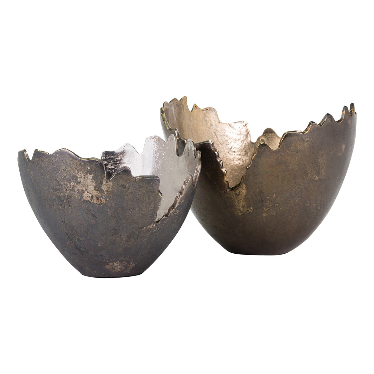 Willis Metal Bowls Set Of 2