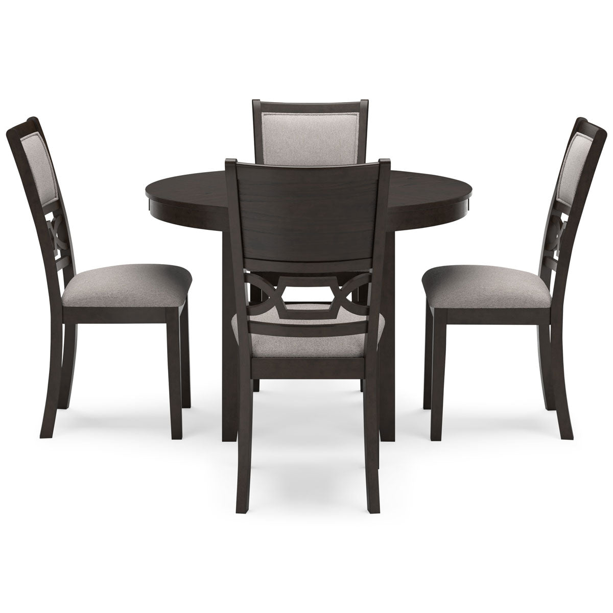 LUDWIG BROWN 5 PIECE DINING SET