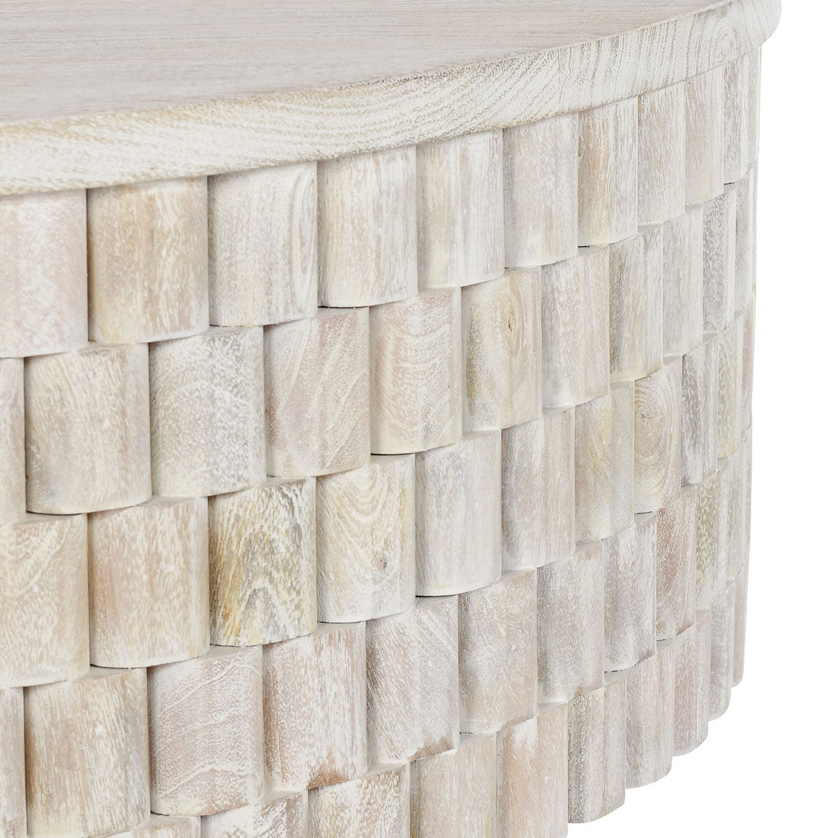 NORWOOD CREAM ROUND COFFEE TABLE
