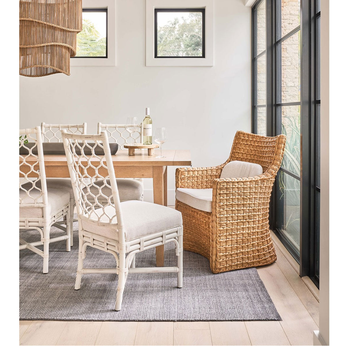 MARCO RATTAN SIDE CHAIR