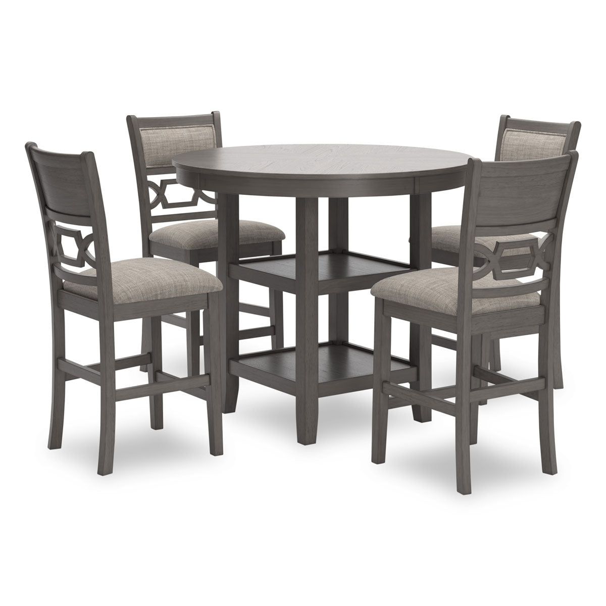 LUDWIG GRAY 5PC COUNTER DIN SET