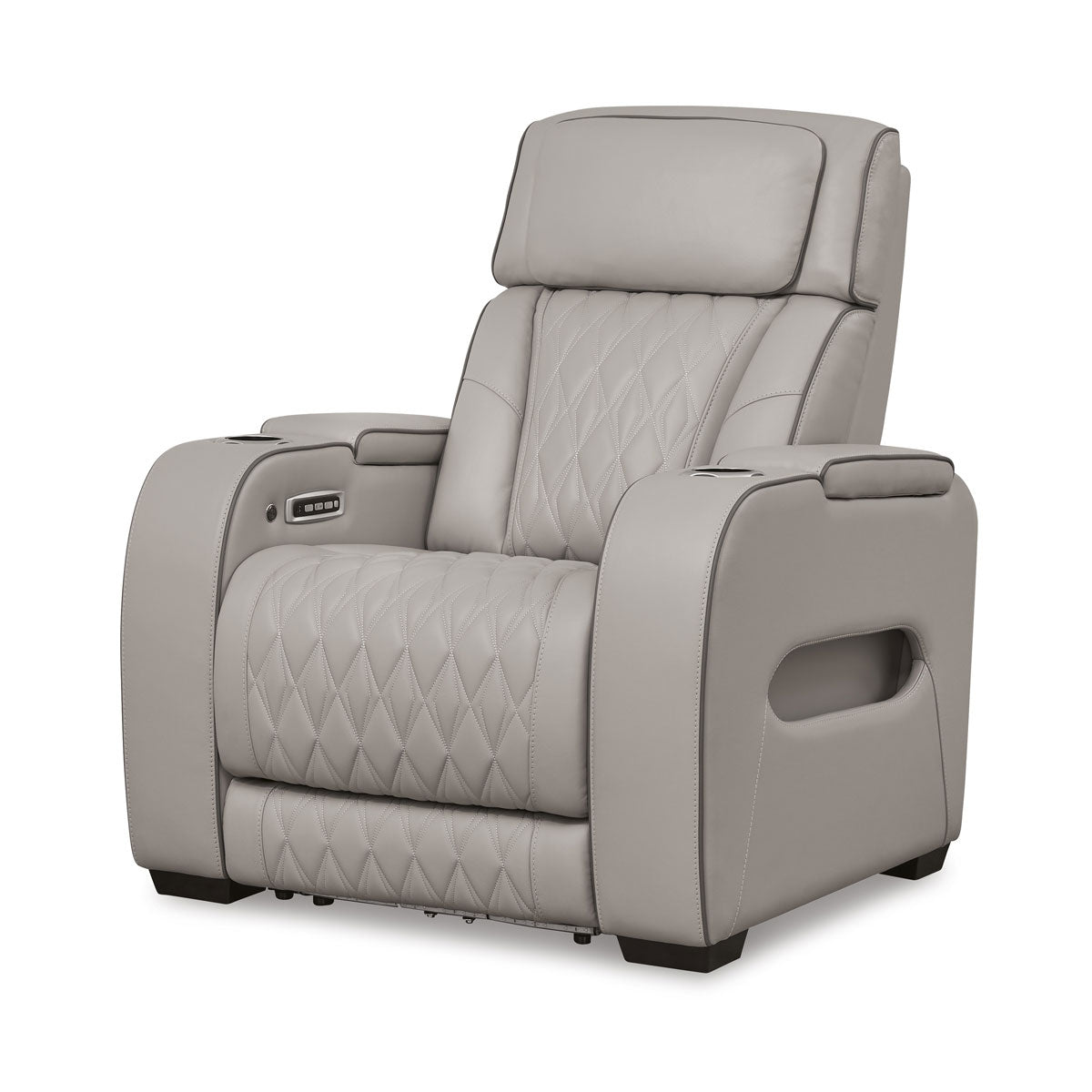 OPTIMUS GREY RECLINER W/PHR