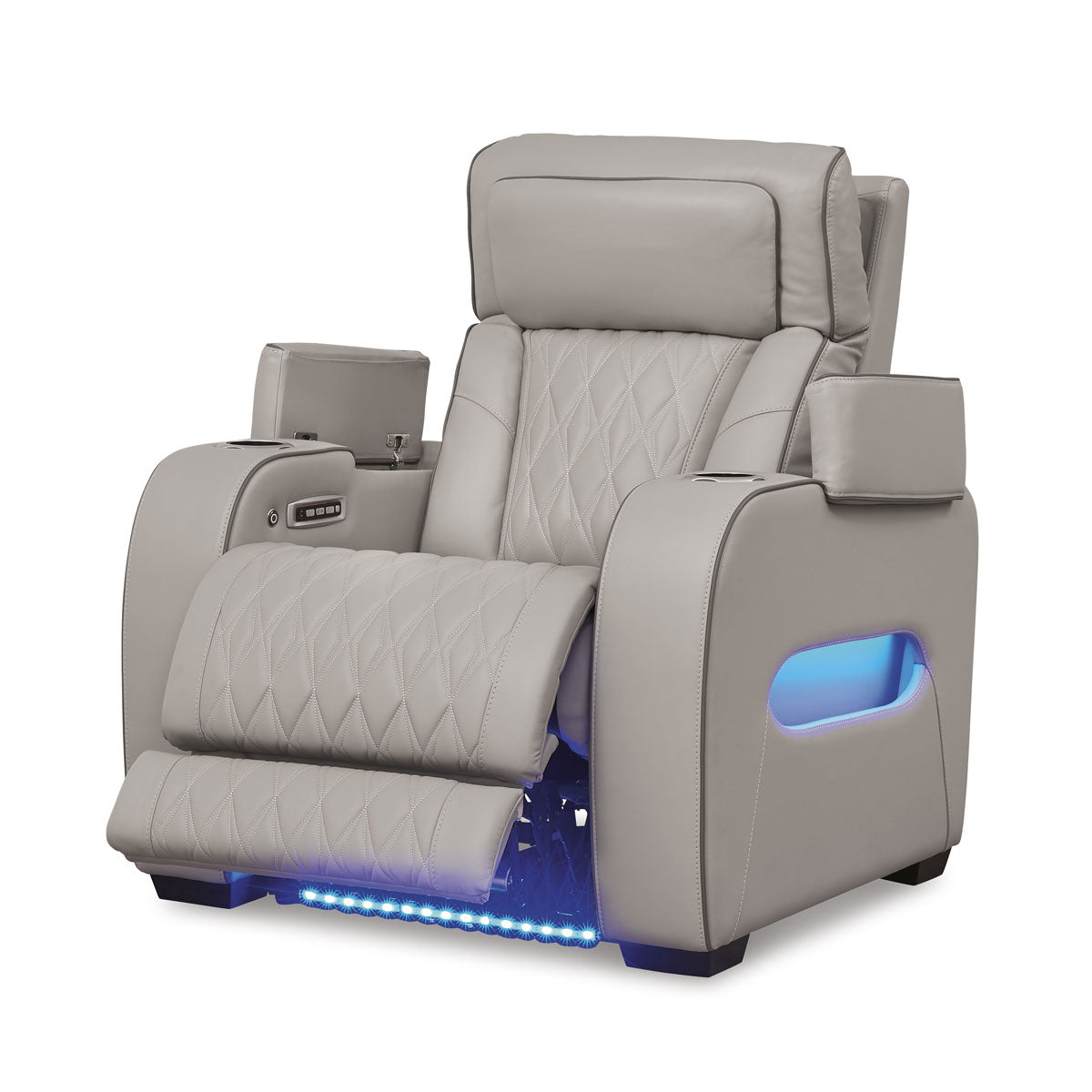 OPTIMUS GREY RECLINER W/PHR
