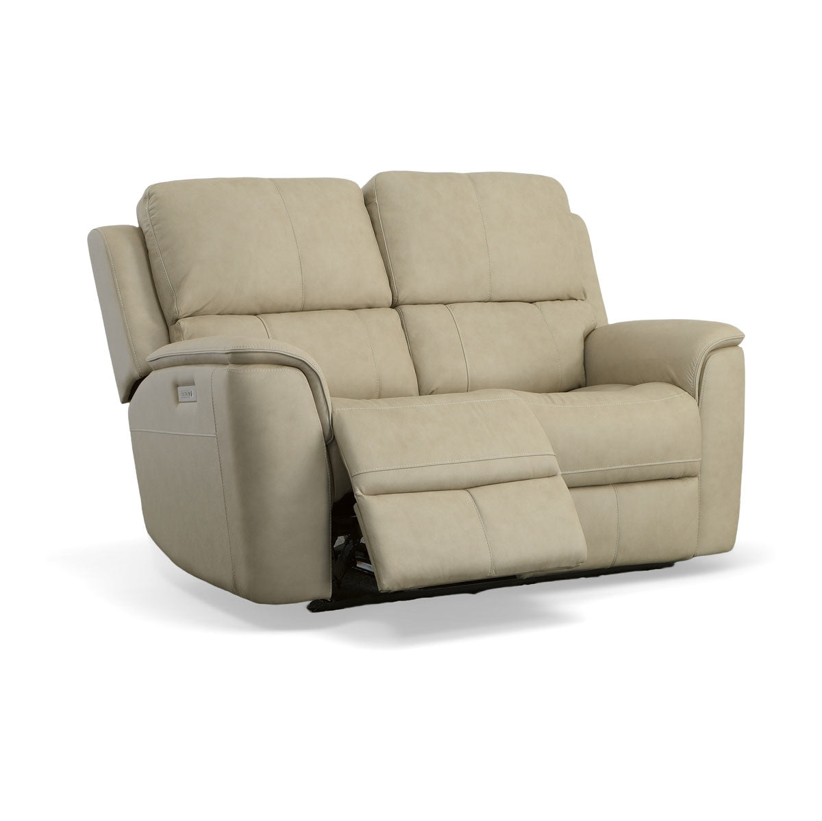 HENRY BEIGE LOVESEAT W/PHR/LUMB