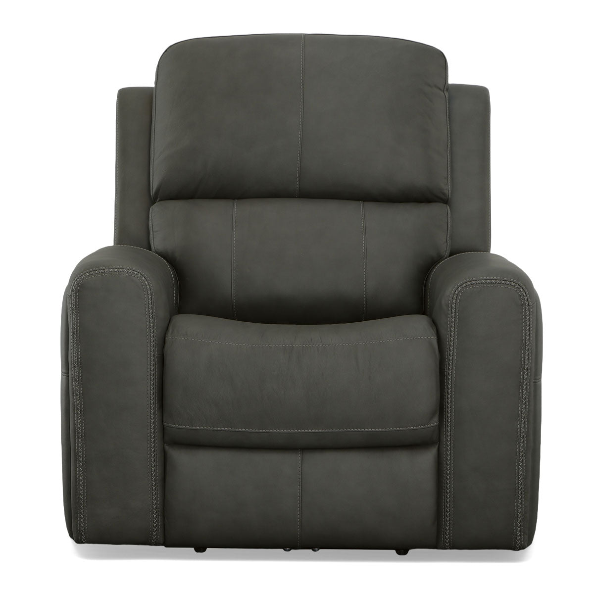 LINDEN GRAY RECLINER W/PHR/LUMB