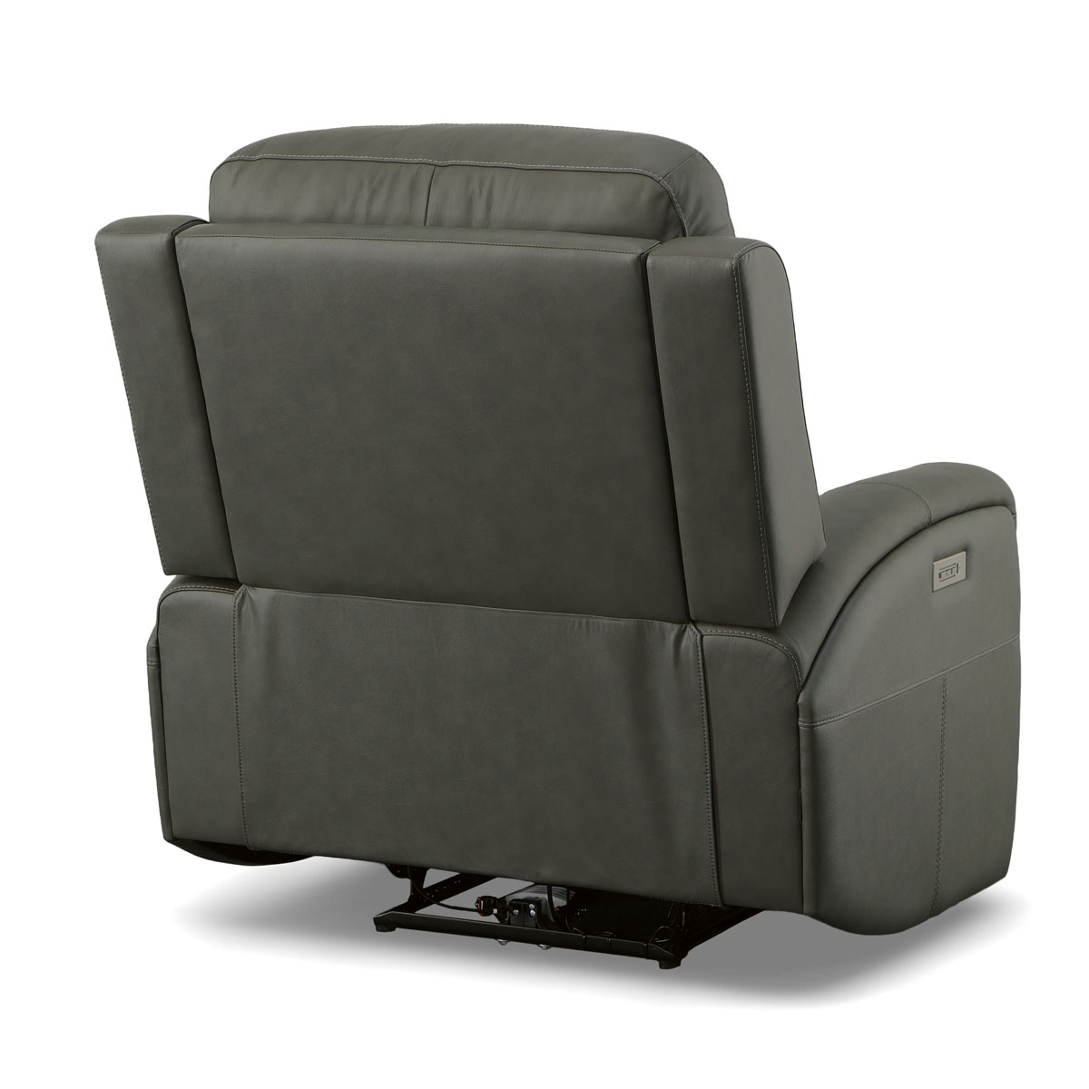 LINDEN GRAY RECLINER W/PHR/LUMB