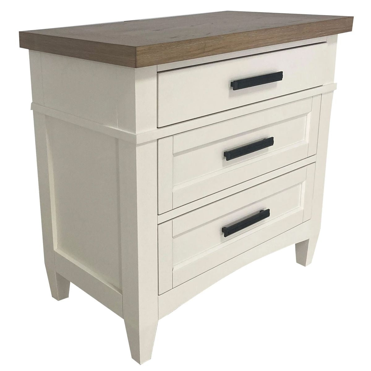 Americana 3 Drawer Nightstand