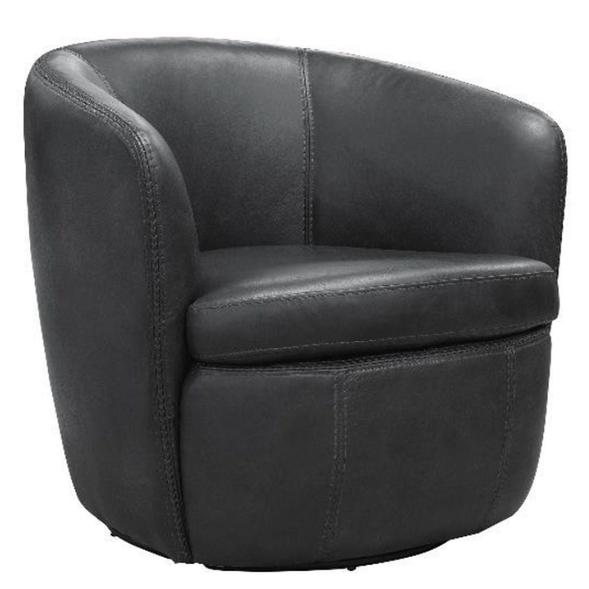BAROLO SLATE LEATHER SW CHAIR