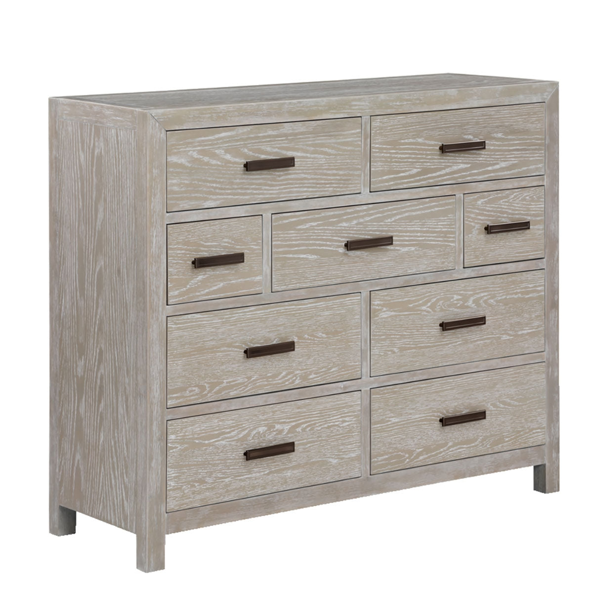 FRESNO GREY 9DRW DRESSER