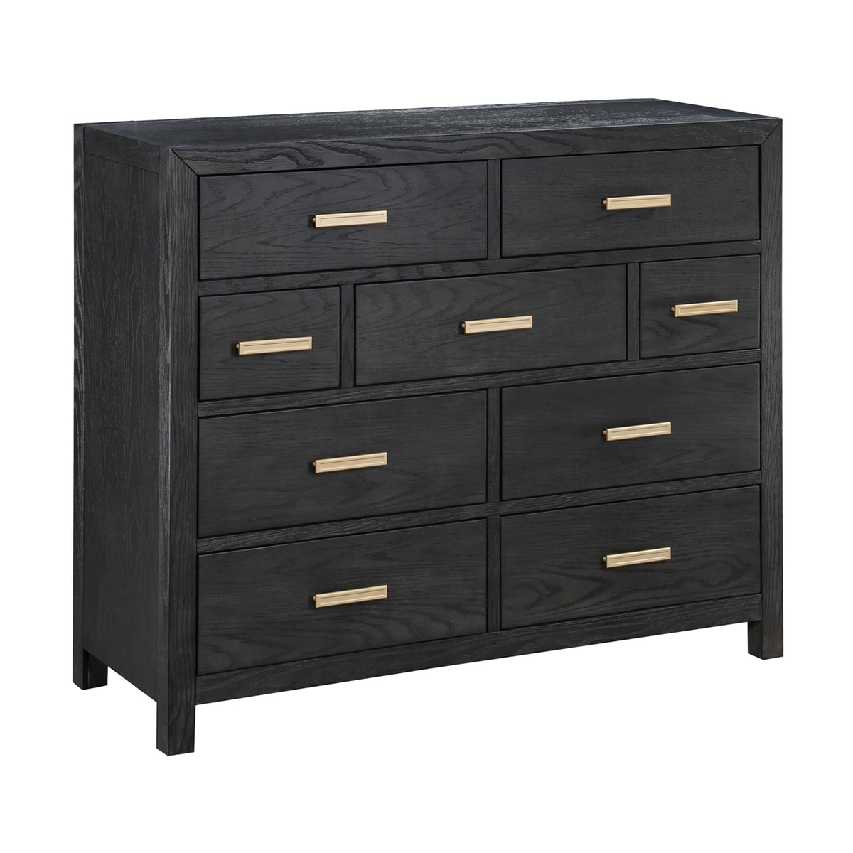 FRESNO BLK 9DRW DRESSER