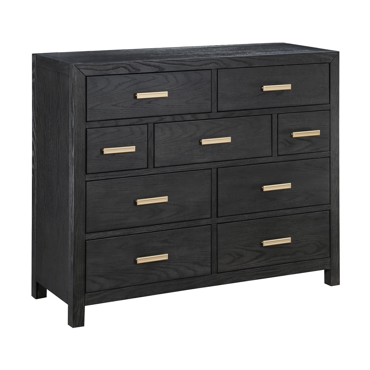 FRESNO BLK 9DRW DRESSER