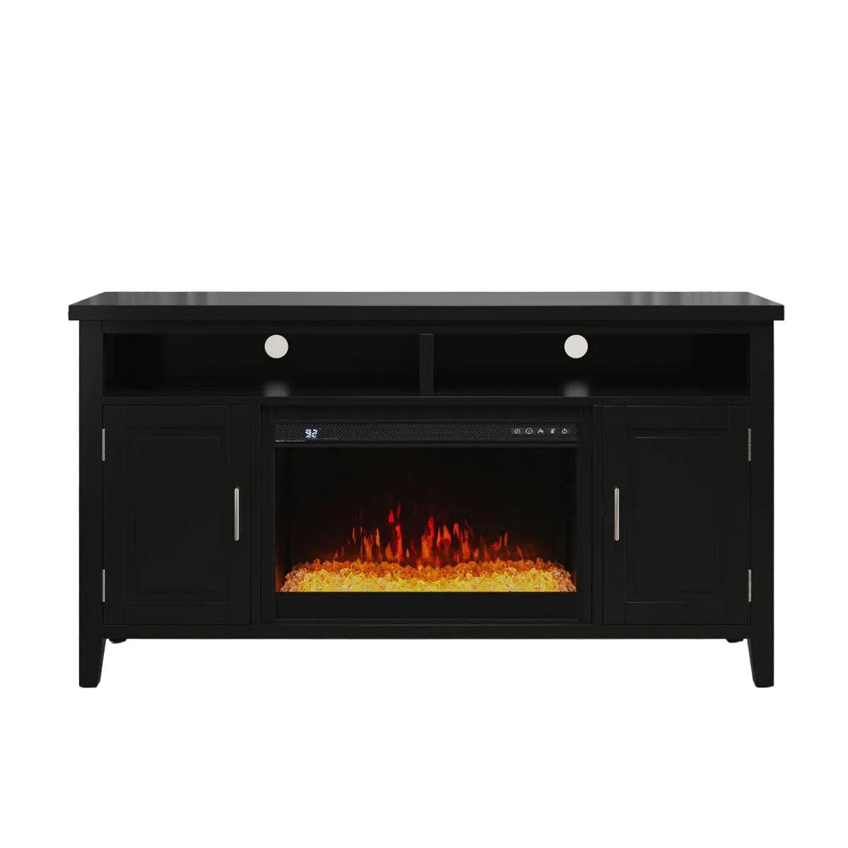 URBAN ICON BLK FIREPLACE