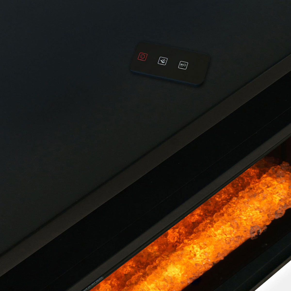 URBAN ICON BLK FIREPLACE
