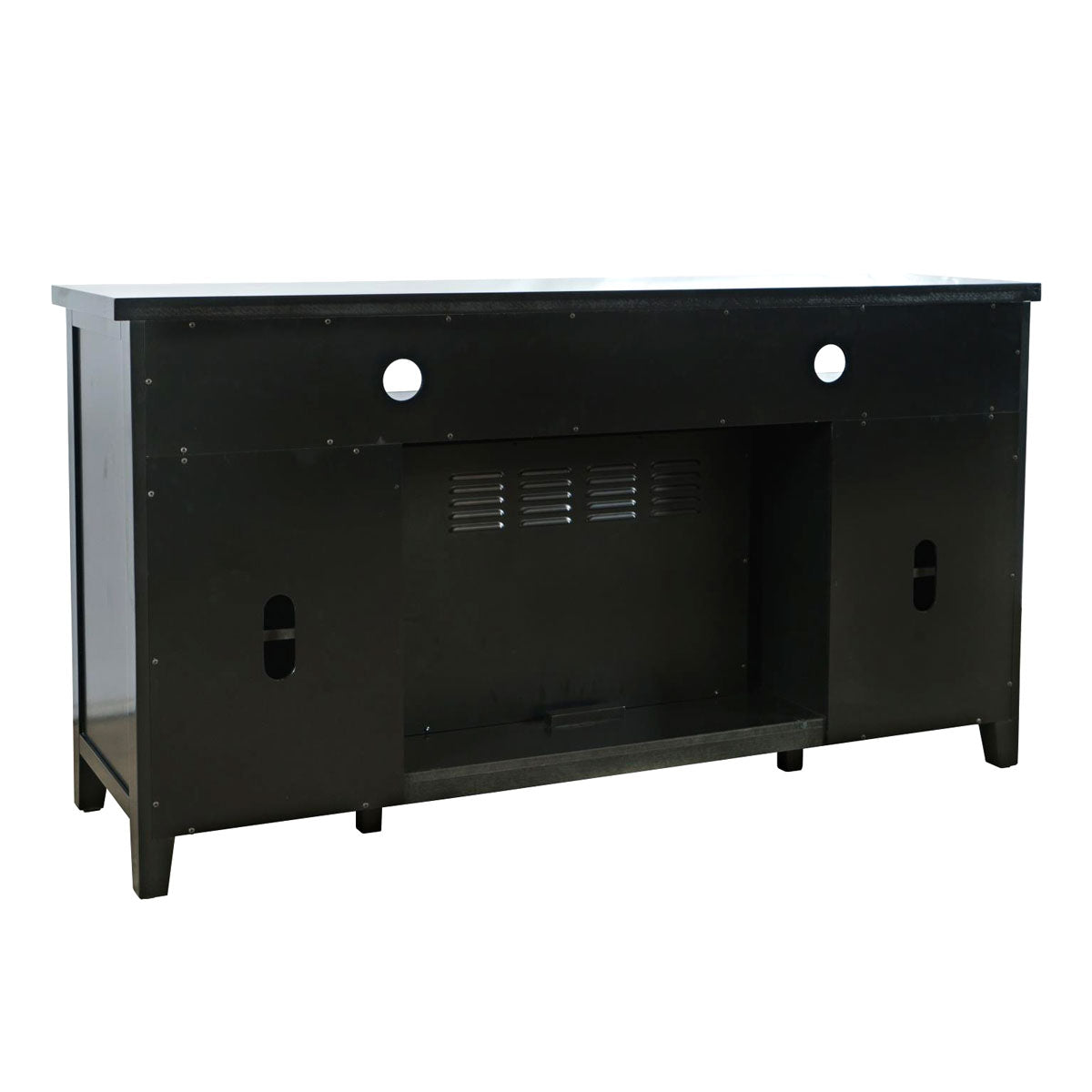 URBAN ICON BLK FIREPLACE