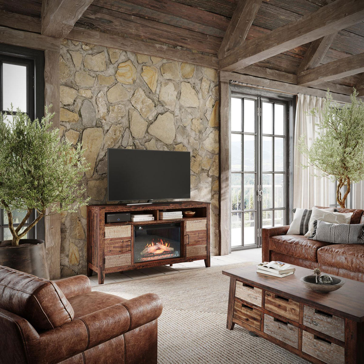 PAINTED CANYON FIREPLACE