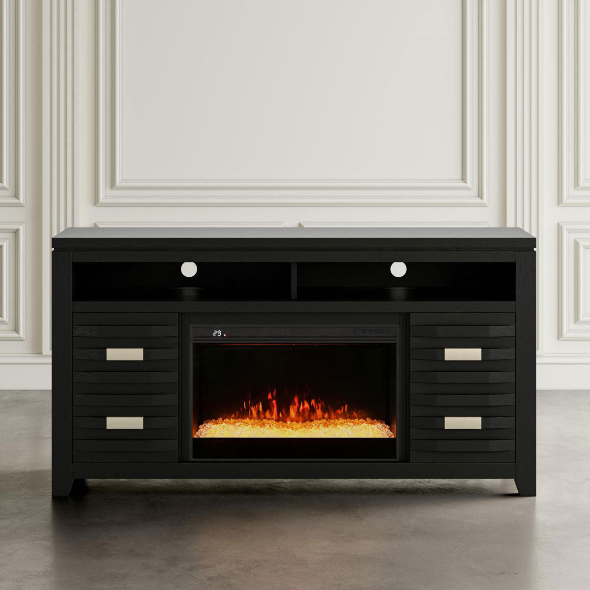 ALTAMONTE BLK FIREPLACE