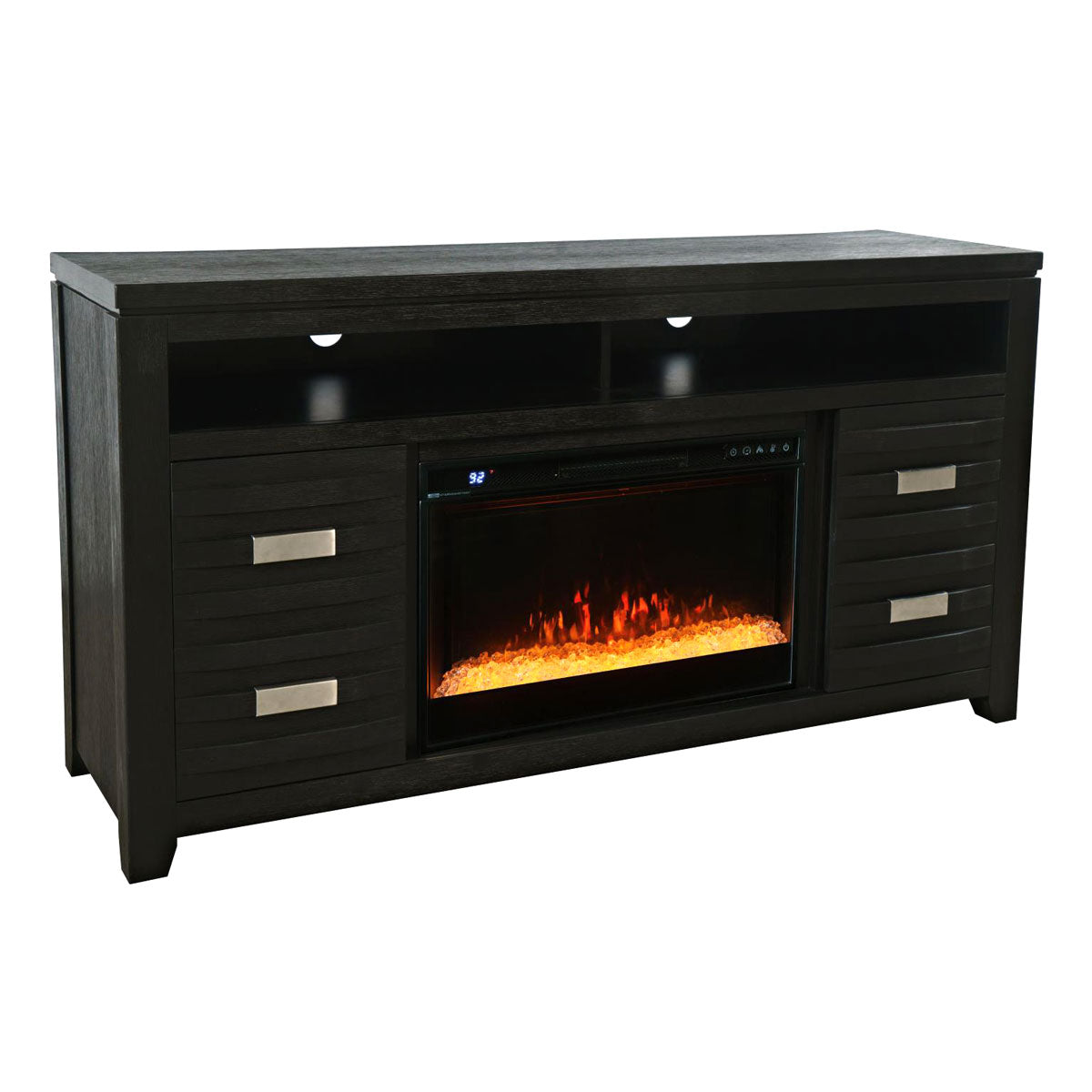 ALTAMONTE BLK FIREPLACE