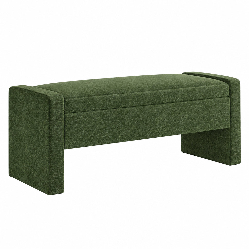 BRAUN GREEN STORAGE BENCH