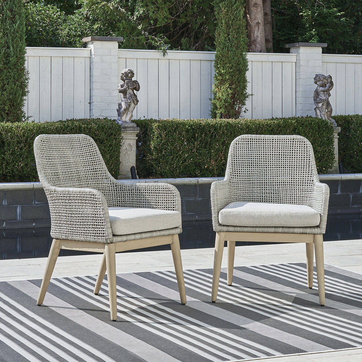 SETON CREEK ARM CHAIR PAIR