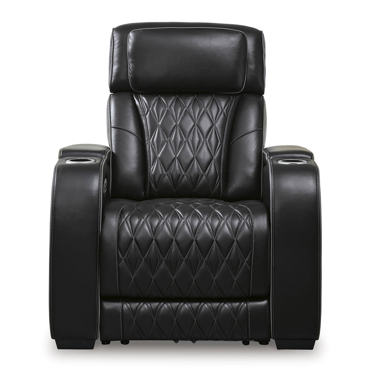 OPTIMUS BLACK RECLINER W/POWER HEADREST