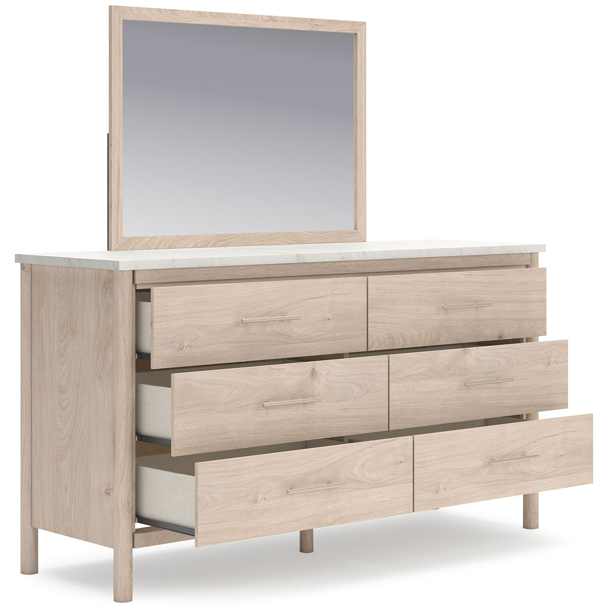 CASHMERE DRESSER AND MIRROR