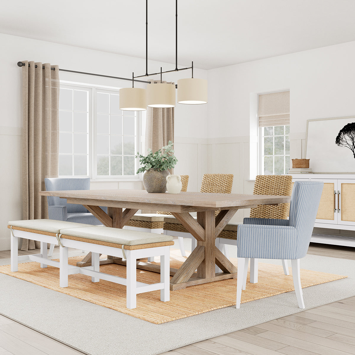 ROSALIE 84" DINING BENCH