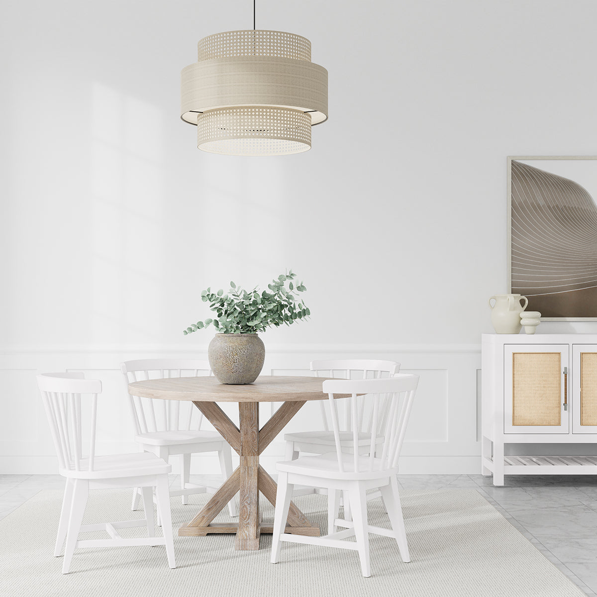 ROSALIE WHT SIDE CHAIR