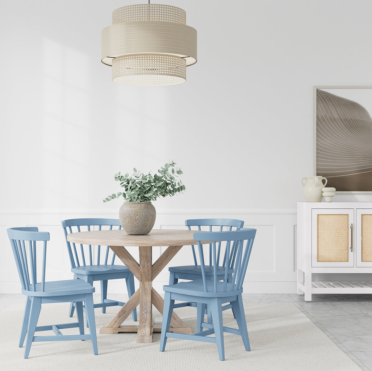 ROSALIE BLUE SIDE CHAIR