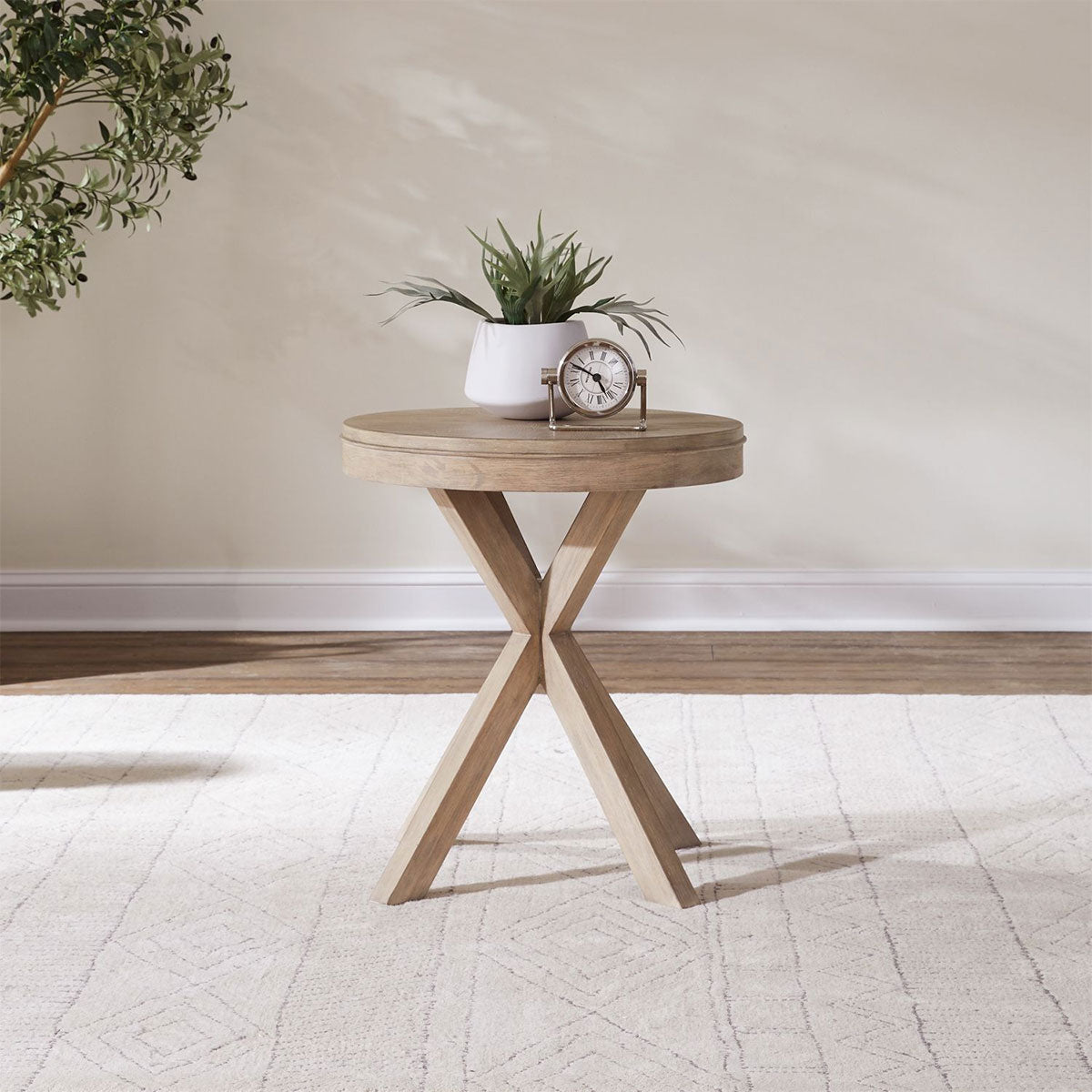 BRENTWOOD ROUND END TABLE